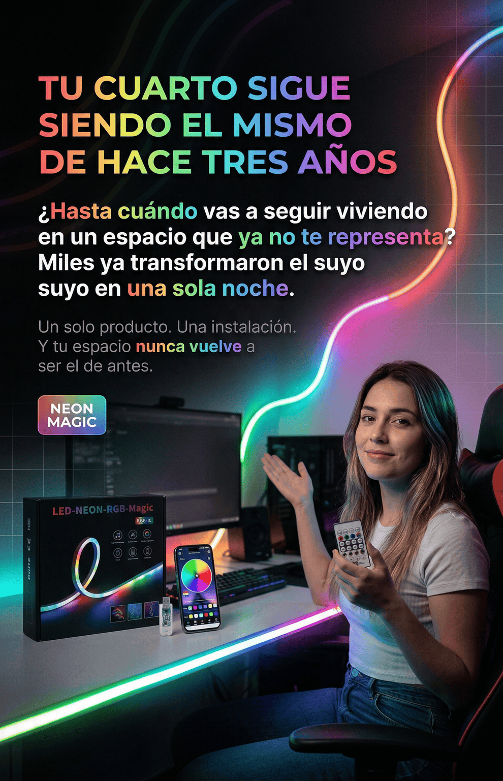 LED NEONFLEX + SORTEO SORTEO SPOTIFY PREMIUM 1 AÑO