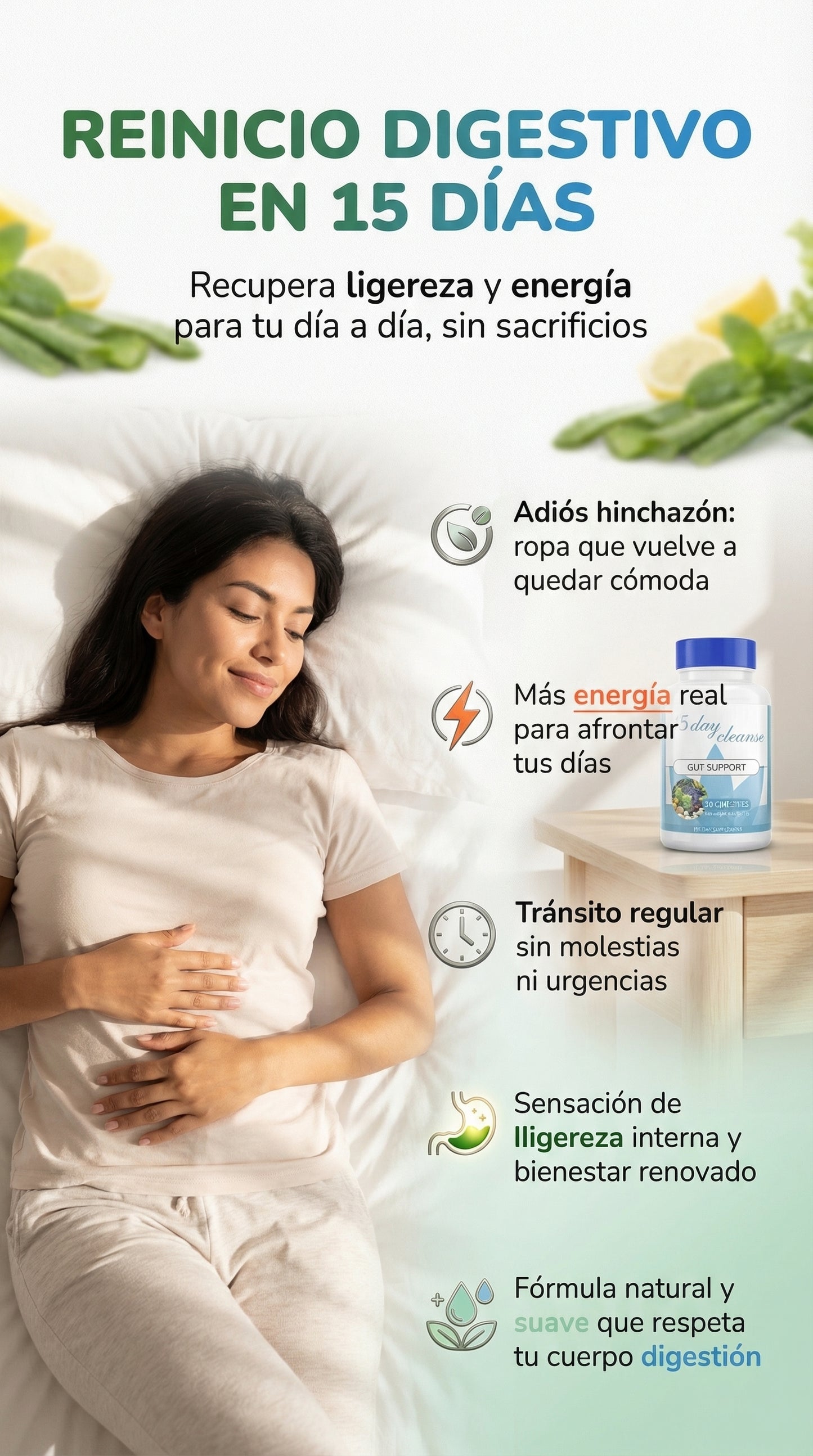 15 Days Cleanse - Apoyo Digestivo y Detox Natural